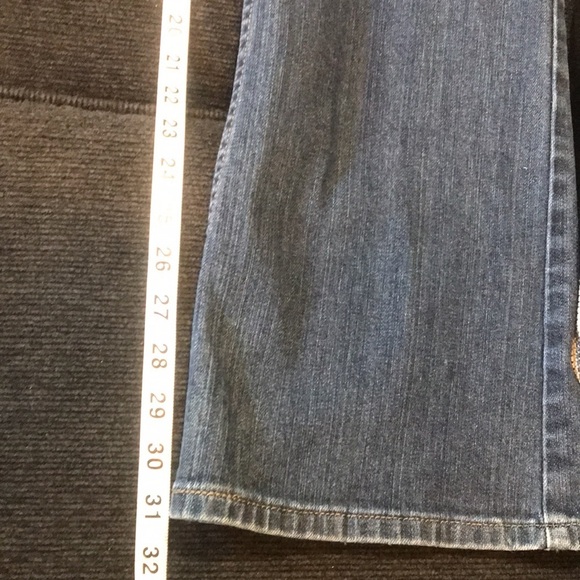 Levi's Signature Low Slim Bootcut 5 Pocket Medium Wash Denim Jeans-Size 11 - Picture 10 of 11